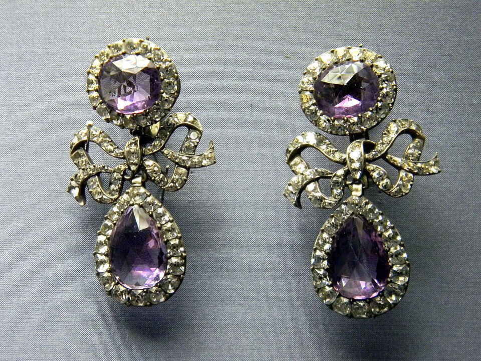 Amethyst Stud Earrings