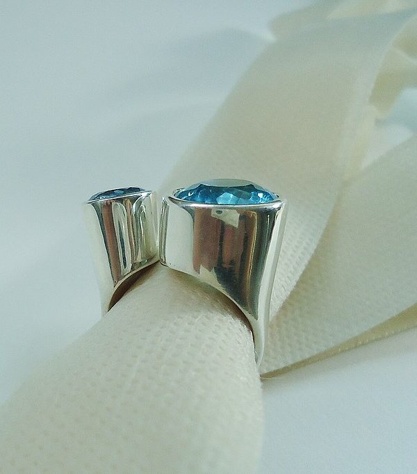 Ocean Blue Topaz Ring