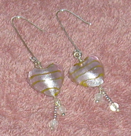 Rose Quartz Teardrop Earrings